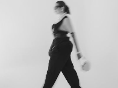 Abstract image showing the blur of graceful movement.